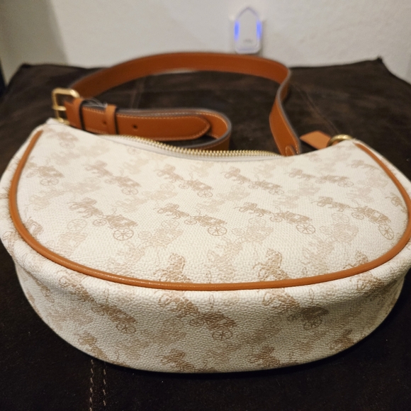 Coach Mira Shoulder Bag With Horse And Carriage Print, style number CM584. - Picture 9 of 13